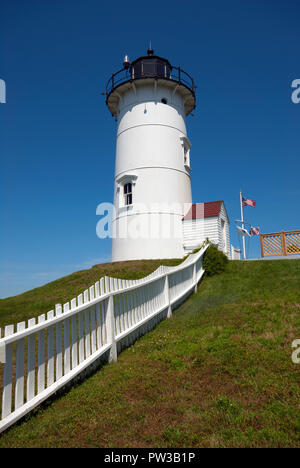 Nobska luce nei pressi di Woods Hole, Falmouth, Barnstable County, Massachusetts, STATI UNITI D'AMERICA Foto Stock