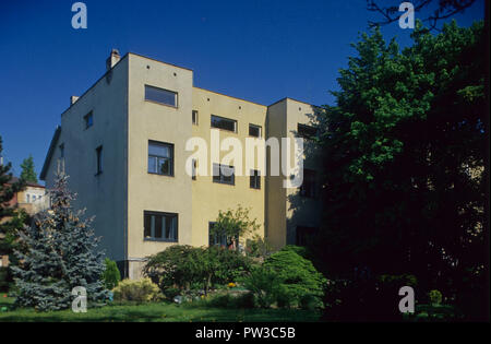 Wien, Haus Steiner von Adolf Loos, 1910, Aufnahme vor der Rekonstruktion 1994 Foto Stock