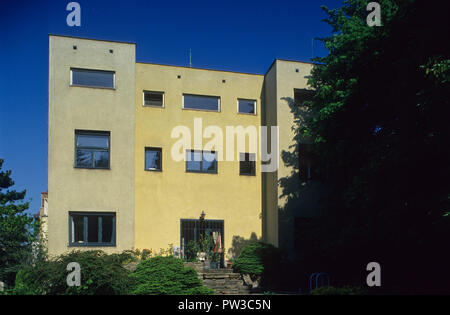 Wien, Haus Steiner von Adolf Loos, 1910, Aufnahme vor der Rekonstruktion 1994 Foto Stock