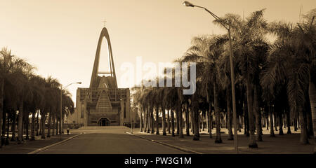 Vista panoramica della basilica di La Altagracia provincia Foto Stock