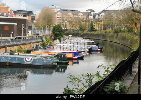 Intorno al Regno Unito - Regents Canal, Londra Foto Stock