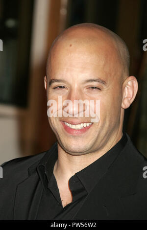 Vin Diesel 03/12/09 'Fast & Furious' Premiere @ anfiteatro Gibson, Universal City Foto di Ima Kuroda/HNW / PictureLux Riferimento File # 33683 963HNWPLX Foto Stock