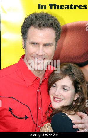 Will Ferrell, Drew Barrymore 1/28/06 curioso George ArcLight @, Los Angeles foto di Giu Matsuda/HNW / PictureLux Riferimento File # 33683 973HNWPLX Foto Stock