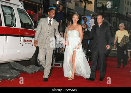 Will Smith, Charlize Theron 06/30/08 'Hancock" Premiere @ Grauman's Chinese Theater, Hollywood Foto di Ima Kuroda/HNW / PictureLux Riferimento File # 33683 974HNWPLX Foto Stock