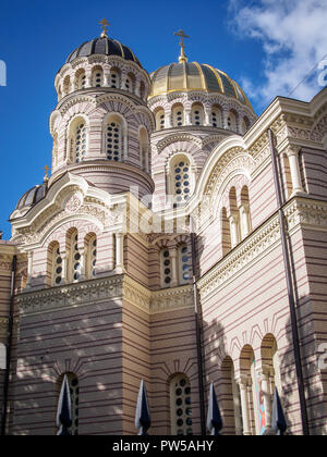 Natività di Cristo nella cattedrale di Riga, Lettonia Foto Stock