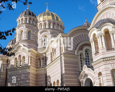 Natività di Cristo nella cattedrale di Riga, Lettonia Foto Stock