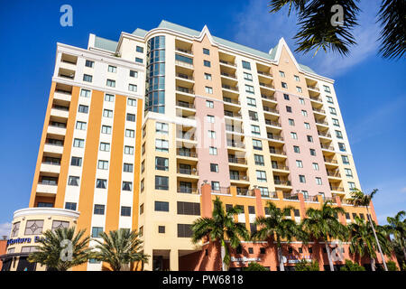 Fort ft. Lauderdale Florida, il Waverly a Las Olas, grattacieli grattacieli edificio edifici condominio appartamenti residenziali h Foto Stock