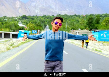 Ciao gyz sto gul danese da hunza Foto Stock