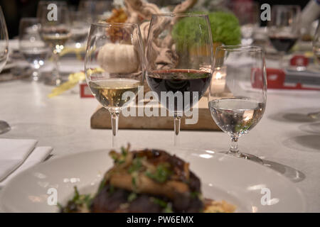 Ossobuco piatto pronto da mangiare Foto Stock