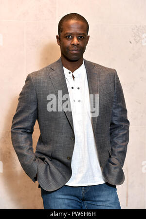 Adrian Lester frequentare l'Accademia delle Arti e delle scienze cinematografiche nuovi membri Party presso la National Gallery di Londra. Foto Stock