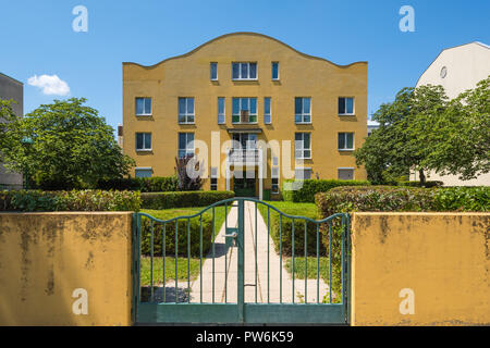 Wien, Wohnhausanlage Am Wienerberg, verschiedene Architekten, 1984-1987 Foto Stock