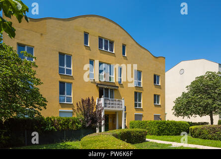 Wien, Wohnhausanlage Am Wienerberg, verschiedene Architekten, 1984-1987 Foto Stock