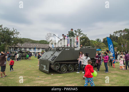 Chiang Rai, Tailandia - 13 Gennaio 2018 : bambini giorno 2018 al 37 th nella regione militare esercito Camp, Mengrai Fort. Foto Stock