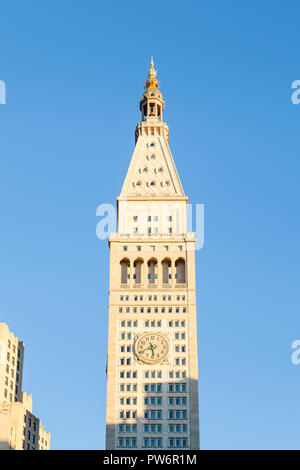 Il Metropolitan Life Insurance Company Tower si trova a Manhattan, New York City ed è stato completato nel 1909. Foto Stock