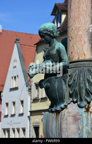 Forchheim, Germania - Visualizzare nella storica città di Forchheim, Baviera, regione Alta Franconia, Germania Foto Stock