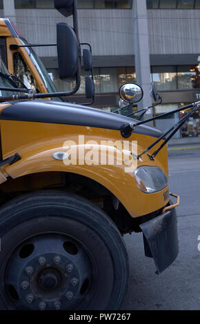 Studioso autobus gialli Foto Stock