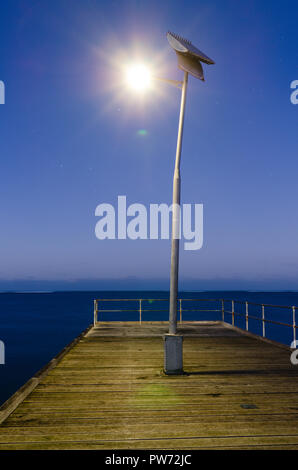 La storica Elliston Jetty, Elliston Sud Australia Foto Stock