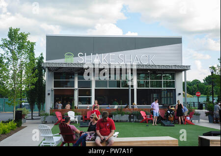 Shake Shack al vertice a Fritz Farm in Lexington Kentucky Foto Stock