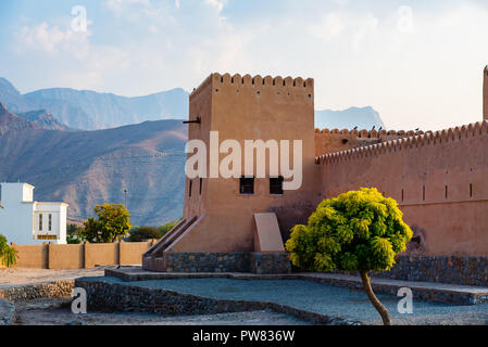 Bukha fort Musandam in Oman, Medio architettura orientale Foto Stock