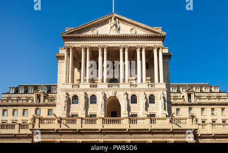 La Banca d'Inghilterra. Foto Stock