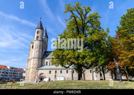 Unser Lieben Frauen convento in base a Magdeburg / Germania Foto Stock