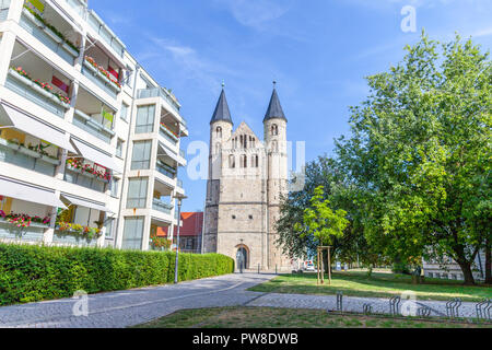 Unser Lieben Frauen convento in base a Magdeburg / Germania Foto Stock