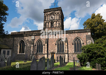 La Chiesa di San Nicola, la chiesa più antica di Leicester risalente ai tempi di anglosassone, Leicester, England, Regno Unito Foto Stock