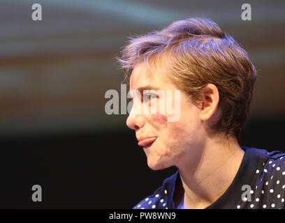 Trento, Italia. Xiii oct, 2018. Festival dello Sport - Trento 2018 ; Bebe (Beatrice) Vio, Italiano campione paralimpico Credito: Azione Sport Plus/Alamy Live News Foto Stock