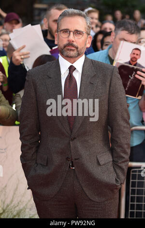 Londra, Regno Unito. Ottobre 13, 2018: Steve Carell al London Film Festival screening di 'bel ragazzo' presso il Cineworld Leicester Square, Londra. Immagine: Steve Vas/Featureflash Credito: Paul Smith/Alamy Live News Foto Stock