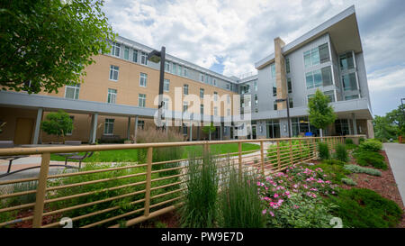 Moderno edificio dormitorio presso la Colorado School of Mines in Golden, Colorado Foto Stock