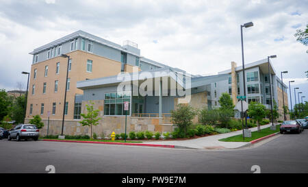 Moderno edificio dormitorio presso la Colorado School of Mines in Golden, Colorado Foto Stock