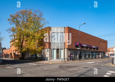 NatWest bank building in Crewe Cheshire Regno Unito Foto Stock