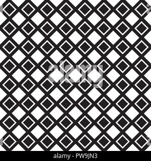 Seamless quadrato geometrico sfondo pattern Foto Stock