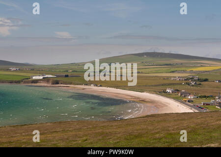 La Scapa Bay, Orkney Isles Foto Stock