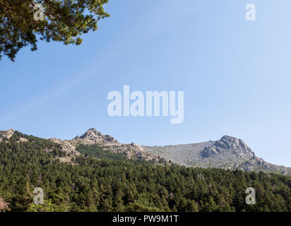 Pico de La Maliciosa. Parque Nacional de la Sierra de Guadarrama. Madrid. España Foto Stock