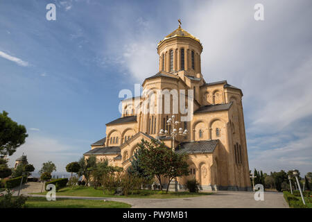 Santa Trinità Cattedrale di Tbilisi cattedrale principale di Georgian Chiesa Ortodossa Foto Stock