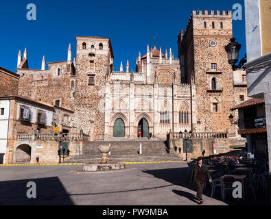 Il Monastero reale di Guadalupe. Cáceres. Extremadura. España. Foto Stock