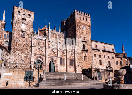 Il Monastero reale di Guadalupe. Cáceres. Extremadura. España. Foto Stock