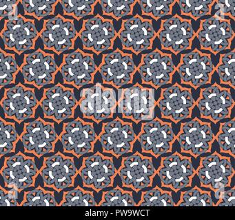 Arabo ornamento seamless pattern. Ornamentale decorativo sullo sfondo del modello Illustrazione Vettoriale