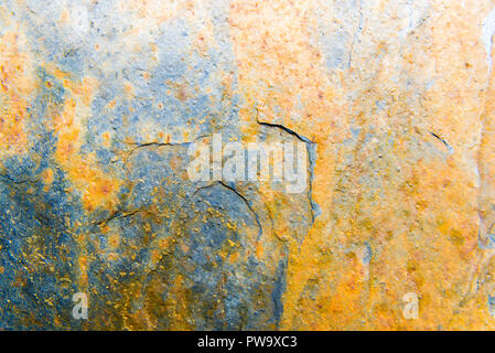 Metallo arrugginito background come modello per progetti creativi Foto Stock