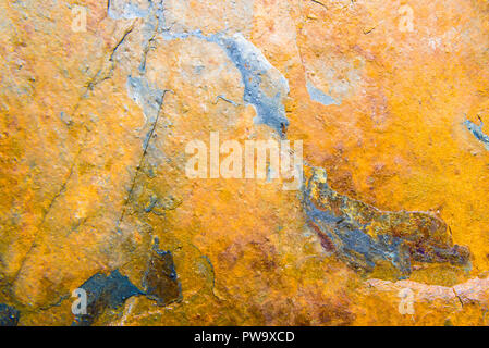 Metallo arrugginito background come modello per progetti creativi Foto Stock