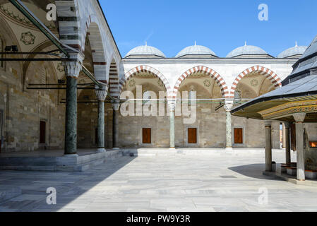 Fatih Sultan moschea di Istanbul, Turchia Foto Stock