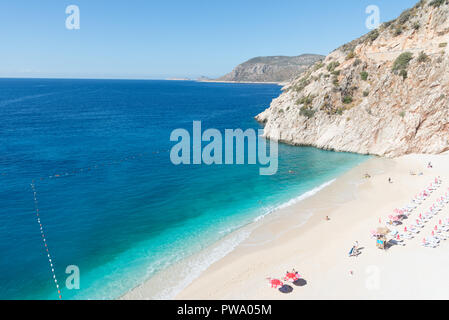 Spiaggia di Kaputas, Lyric costa della Turchia Foto Stock