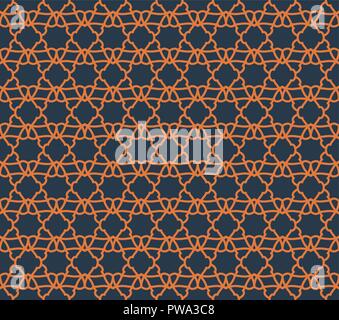 Abstract seamless disegno geometrico sfondo con linee, ornamenti orientali patterns Illustrazione Vettoriale