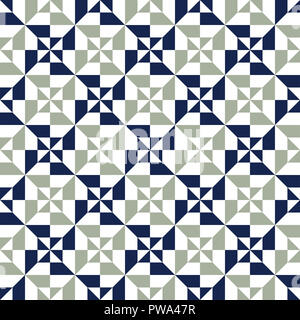 Senza cuciture astratto geometrico op modello di sfondo Foto Stock