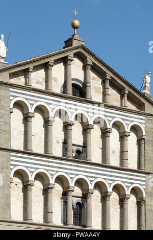 Cattedrale di San Zeno, Cattedrale di San Zeno, Piazza Duomo, Piazza Duomo di Pistoia - Toscana, Italia, Europa Foto Stock