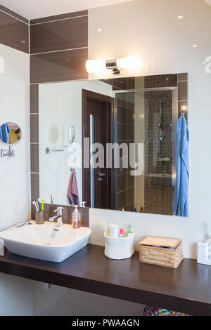 Bagno moderno design Foto Stock