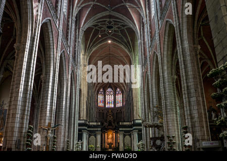 La Cattedrale di San Bavone Chiesa di Gand, Belgio, Europa Foto Stock