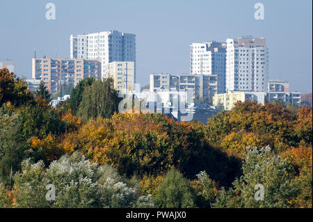 Residenziale Multifamily in Gdansk, Polonia. Il 13 ottobre 2018 © Wojciech Strozyk / Alamy Stock Photo Foto Stock