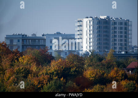 Residenziale Multifamily in Gdansk, Polonia. Il 13 ottobre 2018 © Wojciech Strozyk / Alamy Stock Photo Foto Stock